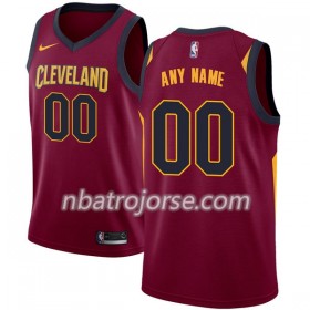 Män Cleveland Cavaliers Tröja Skräddarsydda Nike 2017-18 Röd Swingman